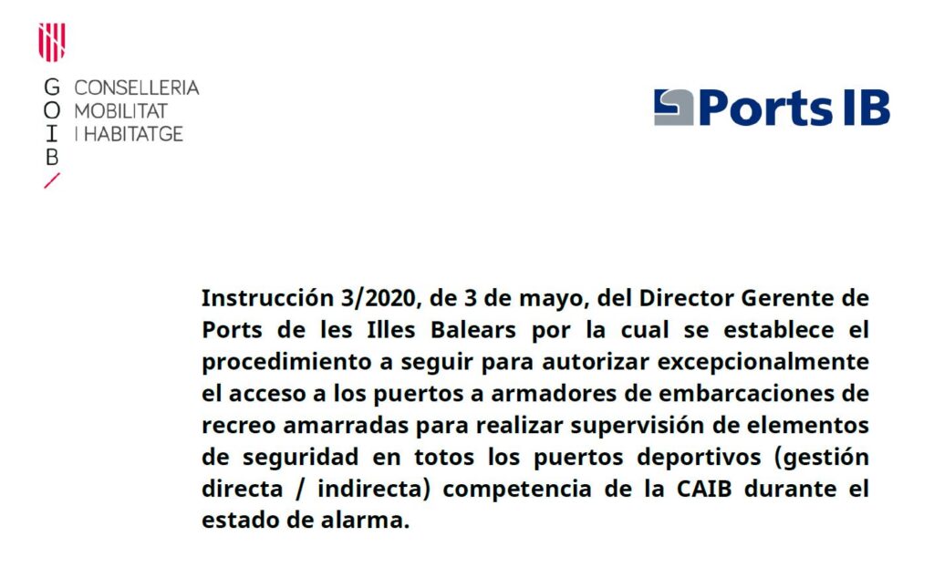 Los navegantes recomiendan avisar al puerto antes de visitar el barco