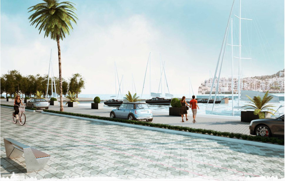 El puerto deportivo de Marina Ibiza se integra en la ciudad