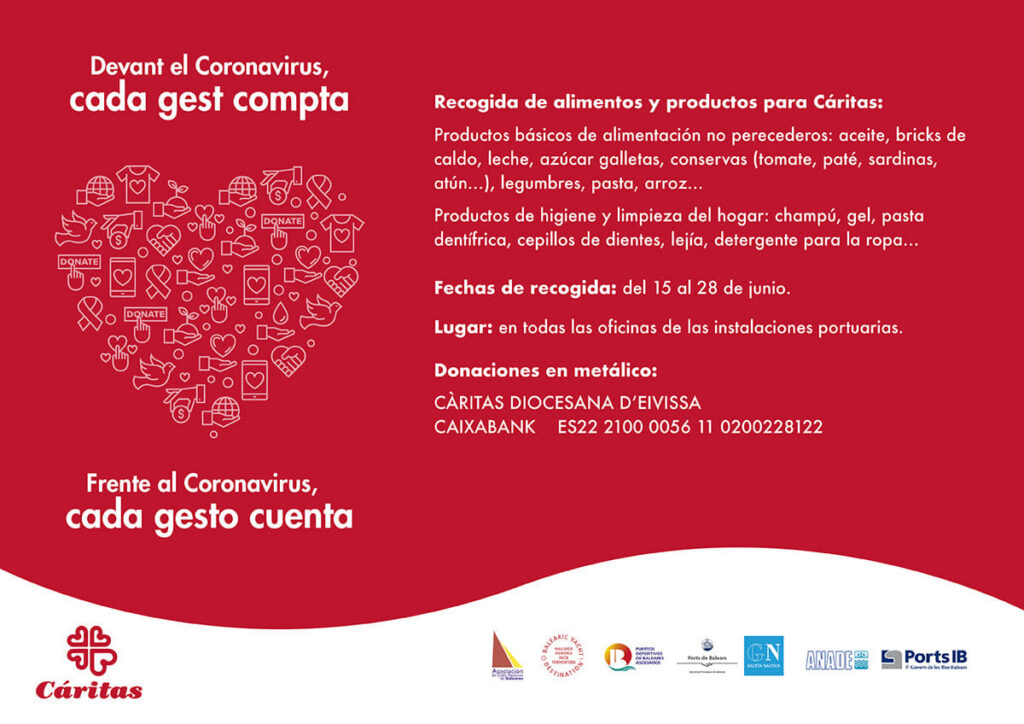 Campaña de recogida de alimentos en todos los puertos de Baleares