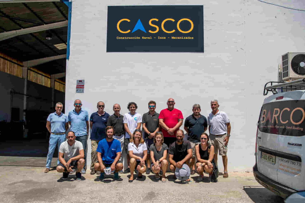 Dídac Costa supervisa en Mallorca los trabajos en su barco para la Vendée