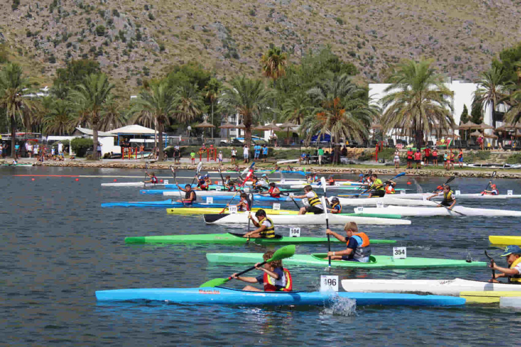 Récord de participación en el balear de piragüismo