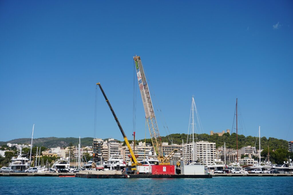 Lo que hay detrás de una gran obra marítima como la del Club de Mar