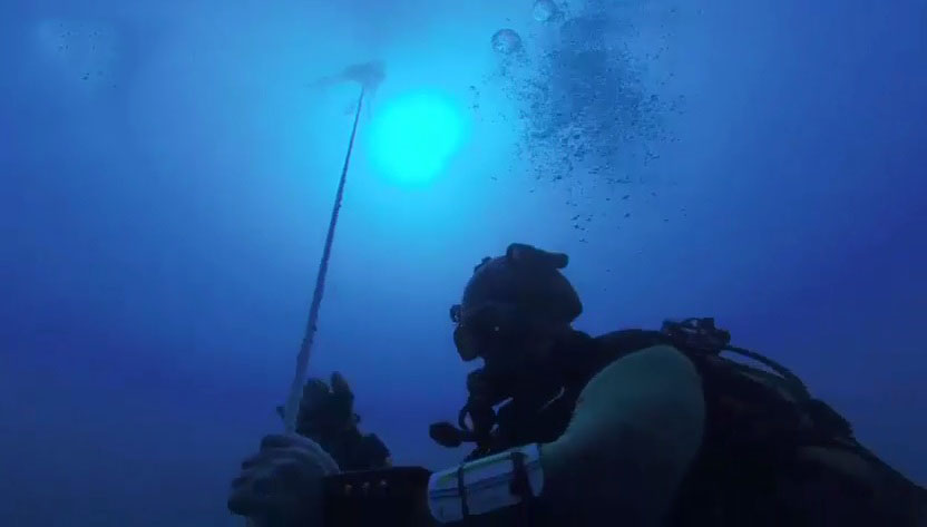 El cuerpo de Garfella apareció a 92 metros de profundidad