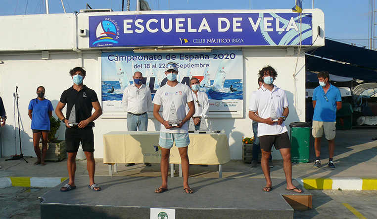 El menorquín Pere Ponsetí, campeón de España Sub 21 de Laser