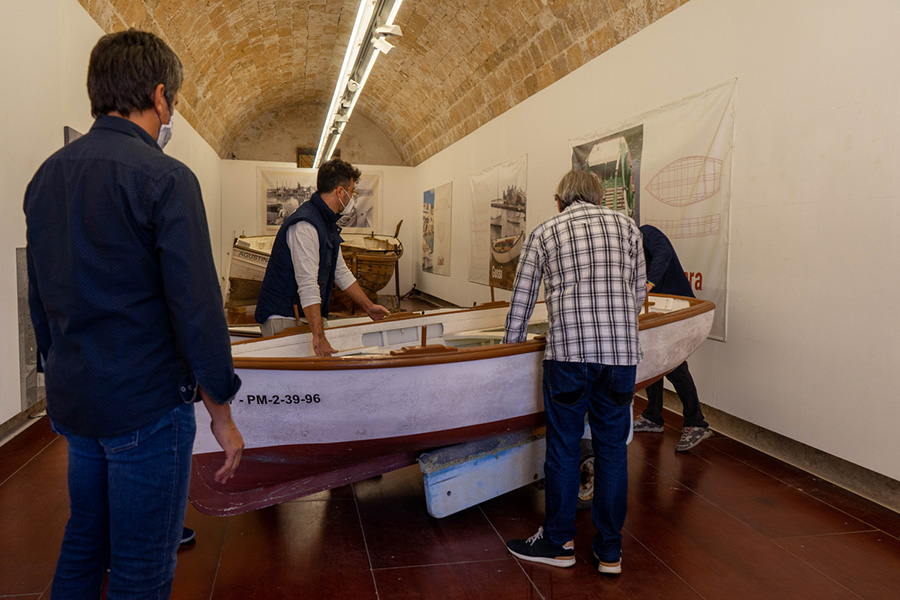 El Museo Marítimo de Mallorca expone el bote U Moll