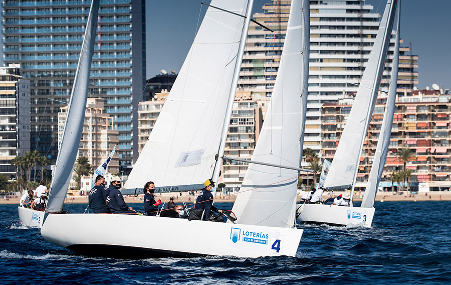 El RCN Palma, sexto en la primera fase de la Liga Española de Regatas