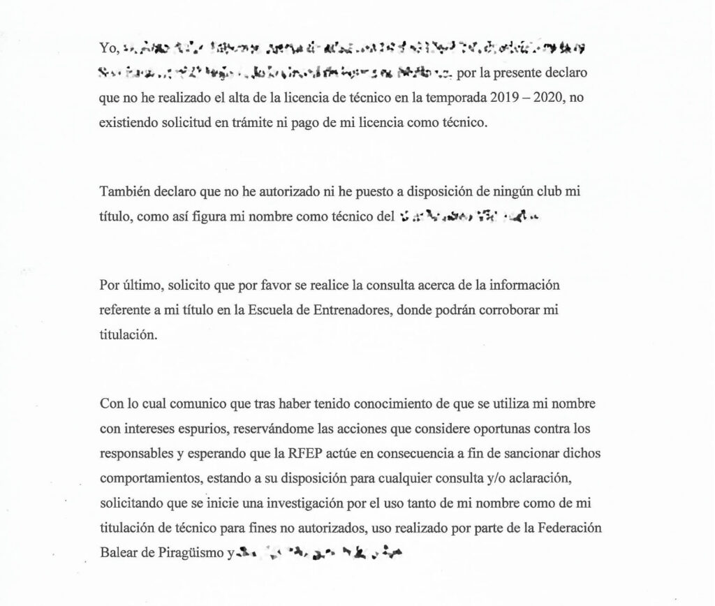 Competición inhabilita por dos años al presidente de la FBP