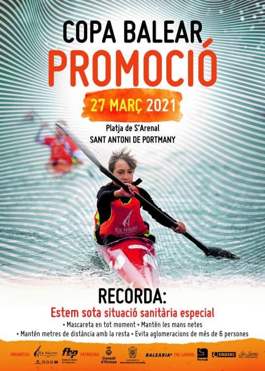 Sant Antoni acogerá la Copa Balear de Promoción de piragüismo