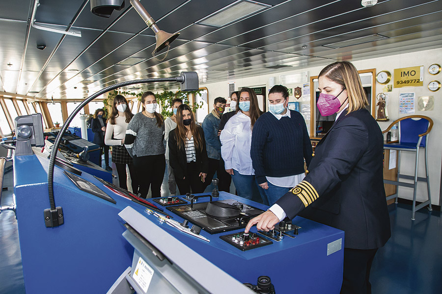 Master class a bordo del buque ‘Ciudad de Palma’