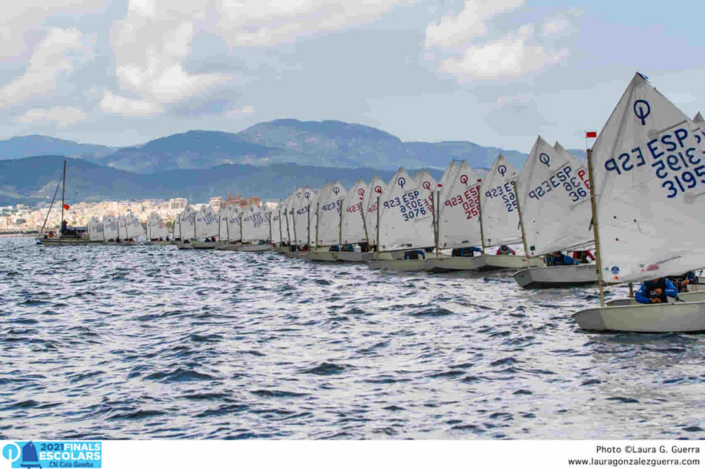 Las Finales Escolares concluyen tras la disputa de una sola regata