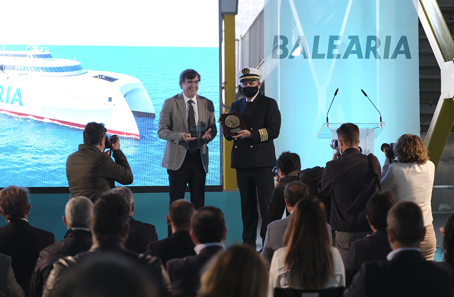 Baleària presenta en Palma el fast ferry Eleanor Roosevelt