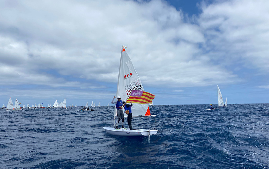 Doble triunfo balear en la Copa de España de ILCA 4