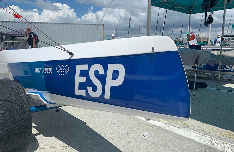 El equipo olímpico español de vela entrena ya en Japón