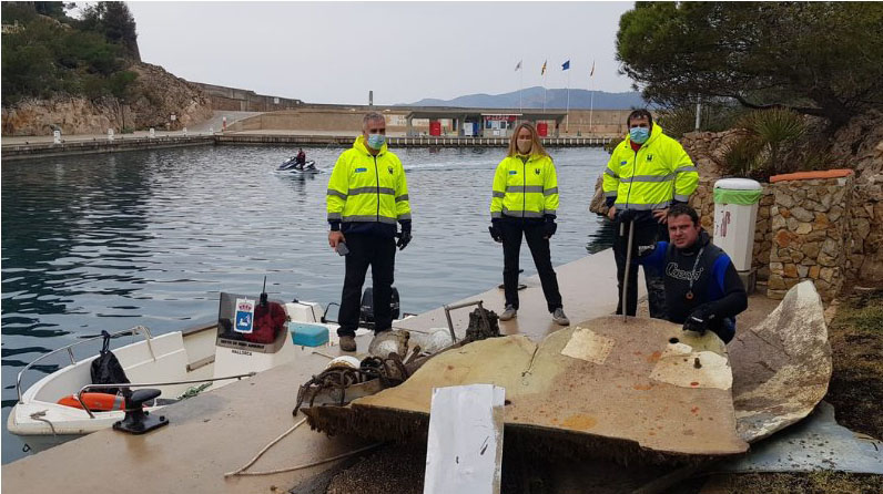 Calvià retoma su campaña de limpieza del litoral