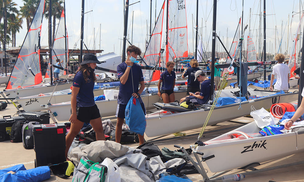 Cinco tripulaciones de Baleares participan en el Mundial de 29er