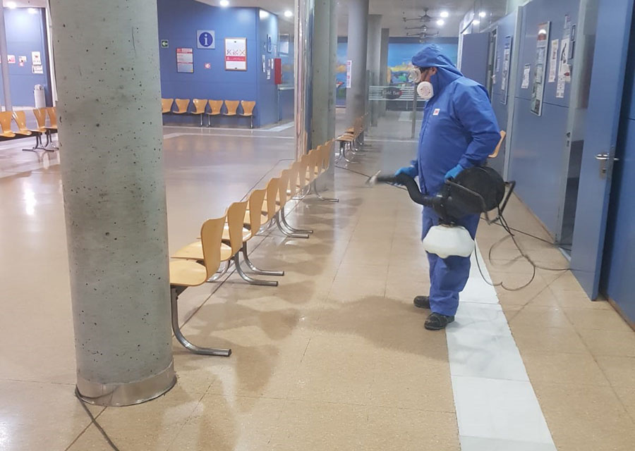 La APB intensifica la desinfección en las estaciones marítimas