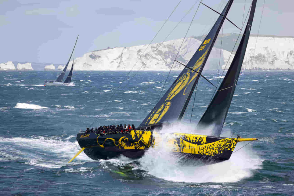 Espectaculares condiciones en la salida de la Rolex Fastnet Race