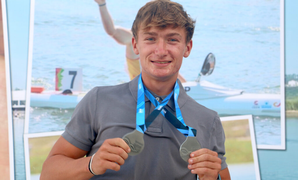 Sant Antoni aclama al subcampeón mundial de piragüismo