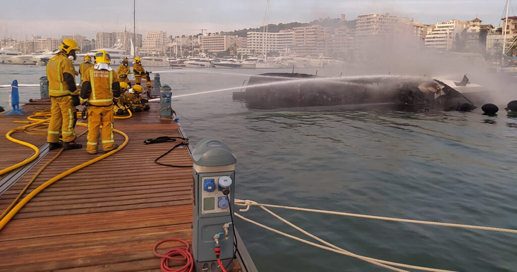 Hay fuego en mi barco ¿Qué hago?