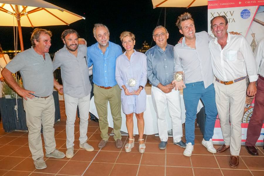 Gloria Fluxá pulveriza el récord de la travesía de la Conquista de Mallorca