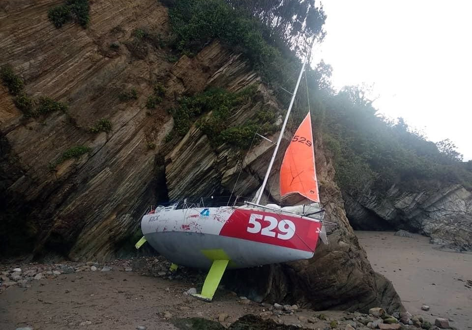 El temporal barre a la flota de la Mini Transat