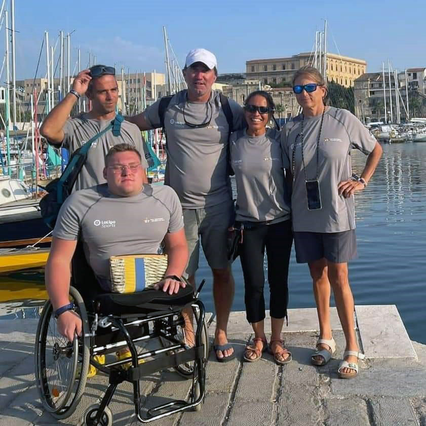 La armada andritxola apunta al mundial de vela adaptada