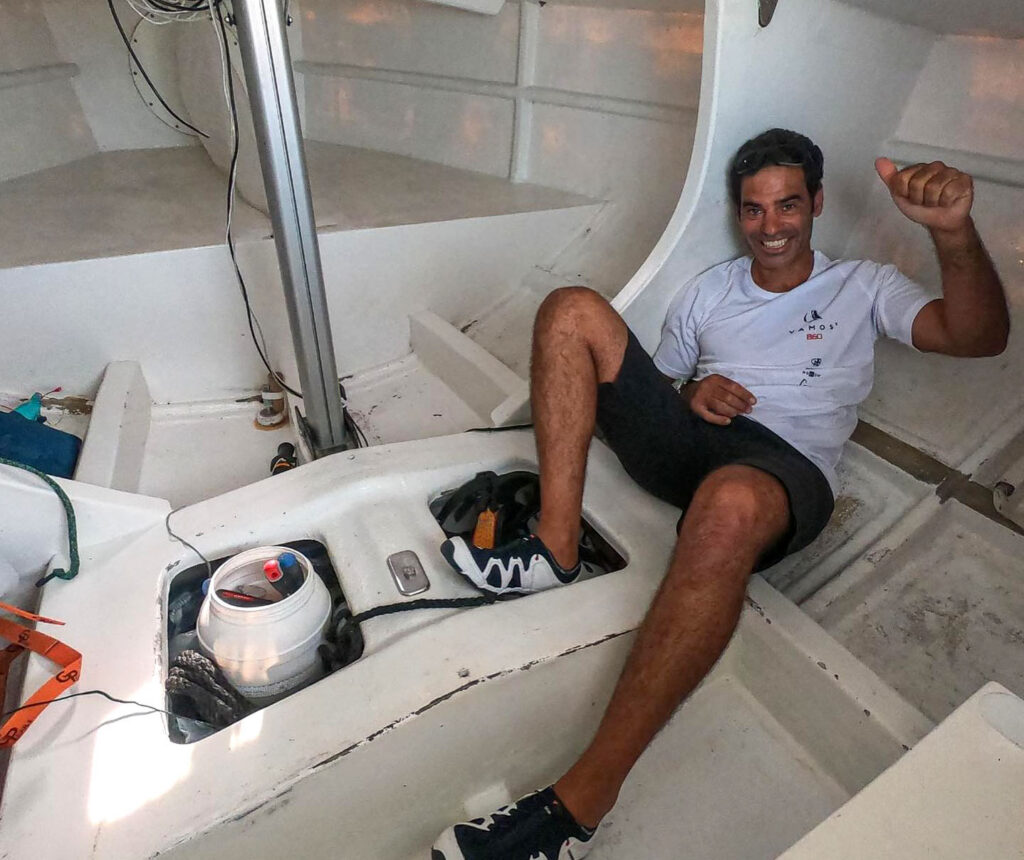 José Linares: “Seguir en regata no fue valentía, sino una inconsciencia”