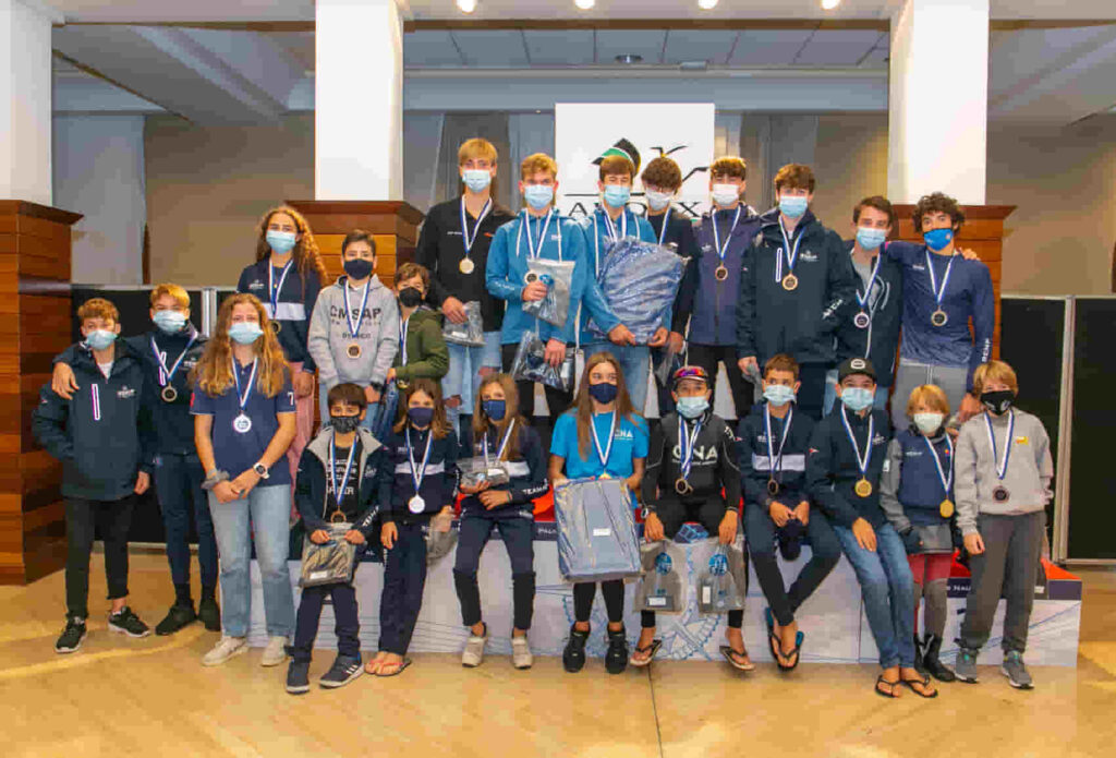 La encalmada confirma los ganadores de la primera jornada en la Regata Audax Marina