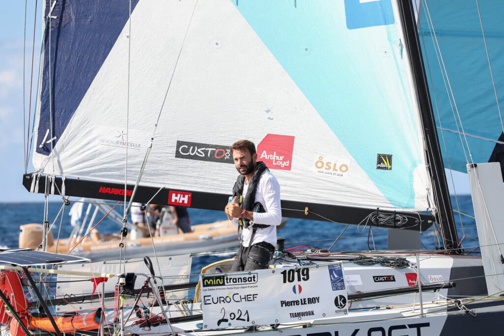 Pierre Le Roy gana la segunda etapa de la Mini Transat