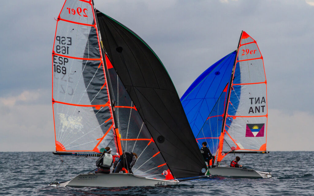 El viento complica el estreno de la Regata Audax Marina de vela ligera