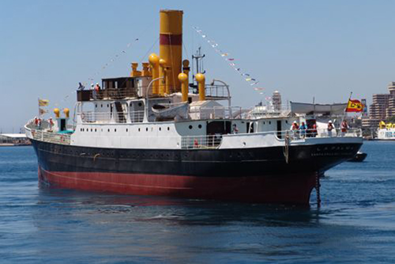 El Correíllo La Palma, primer buque histórico español oficial