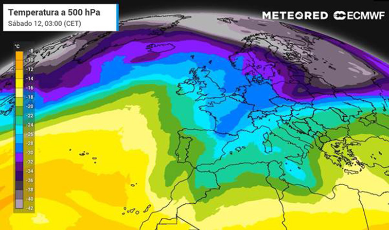 ¿Fin de semana con nieve y DANA?
