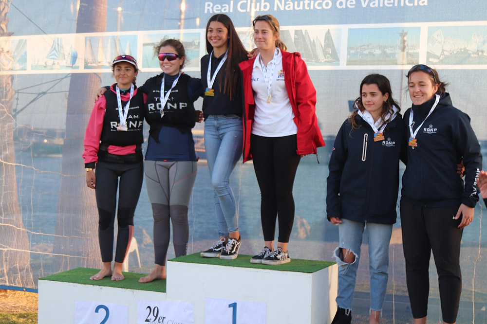 Neus García y Teresa Martín, subcampeonas de la Copa de España de 29er