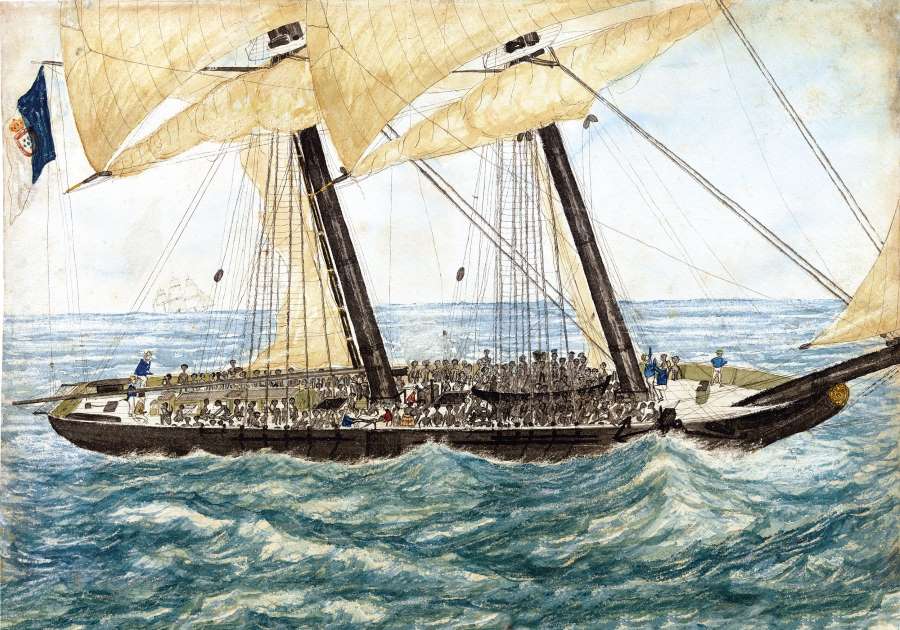 El infierno a bordo de un barco de esclavos