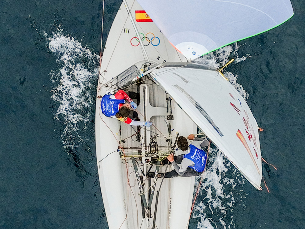 Jordi Xammar y Nora Brugman lideran el 470 del Princesa Sofía