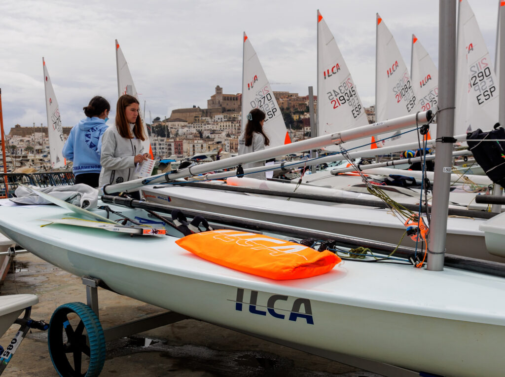 El Club Náutico de Ibiza se prepara para el nacional de ILCA 4