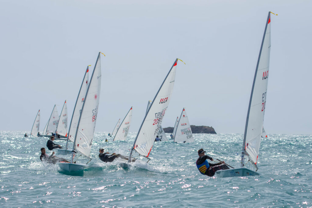 Cambio de líder en el nacional de Ilca 4 de Ibiza