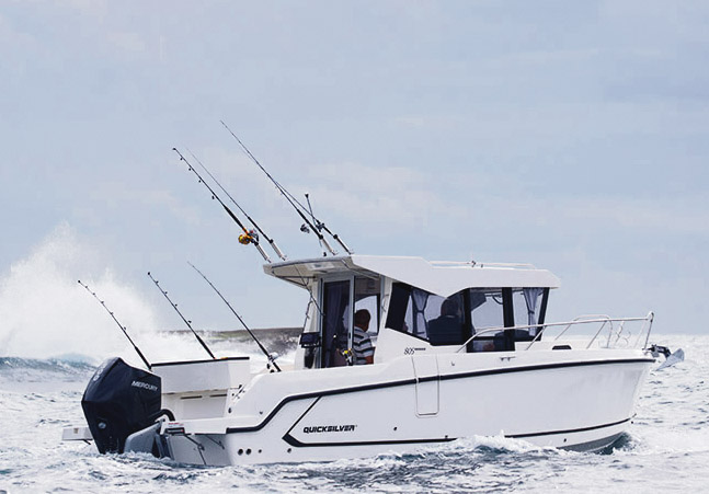 La Quicksilver 805 Pilothouse, elegida mejor barca de pesca del año
