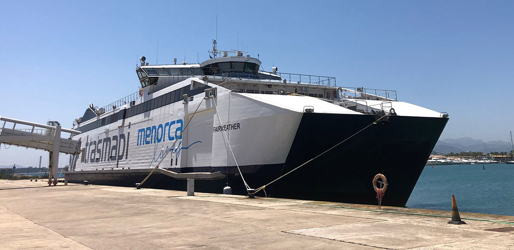 Menorca Lines estrena su ruta marítima entre Alcúdia y Ciutadella