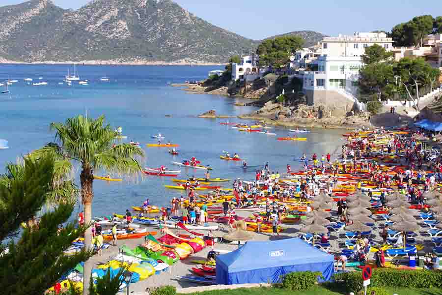 La Vuelta a Dragonera en piragua se aplaza al 3 de julio