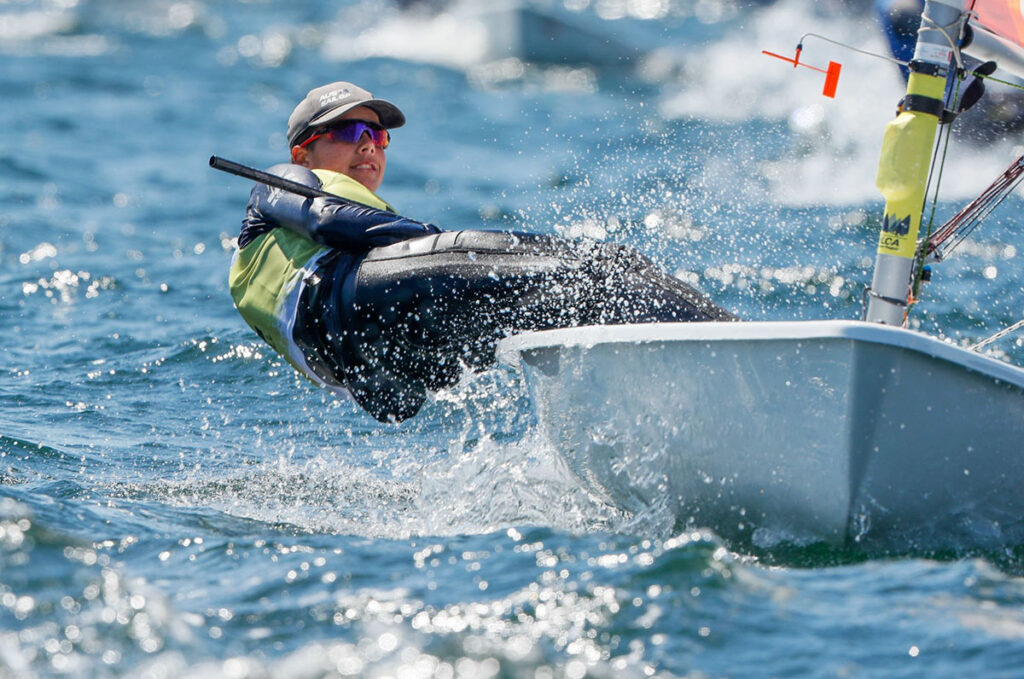 Xavier Garcia Ollé, bronce europeo en su primera regata internacional de ILCA 4