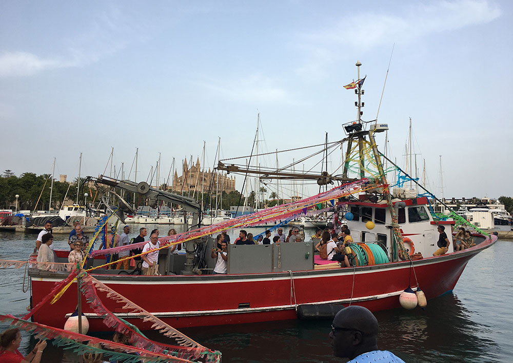 Los pescadores de Palma volvieron a honrar a su patrón