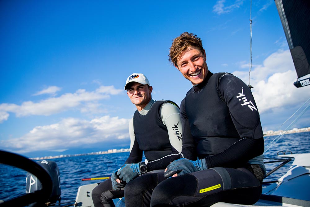 Diego Botín y Florian Trittel, campeones de Europa de 49er