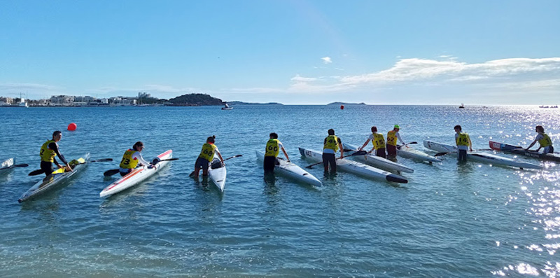 Once medallas para los palistas baleares en la Copa de España de Vigo