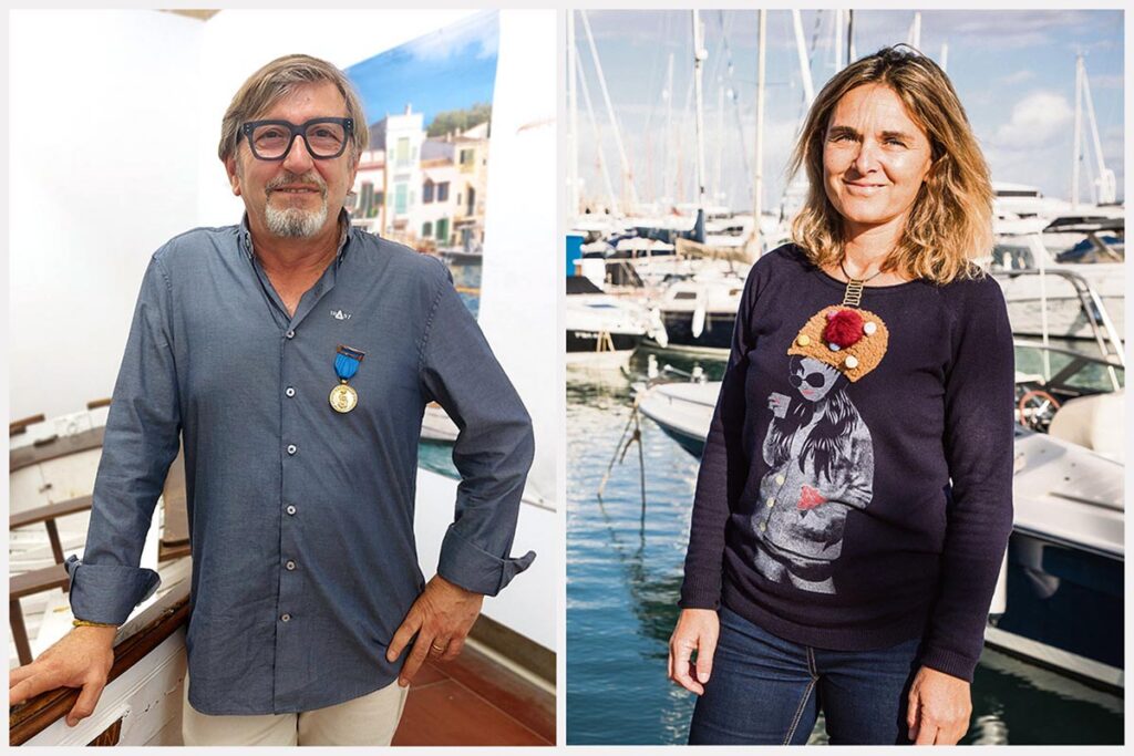 Defensores del medio ambiente marino y el patrimonio naval