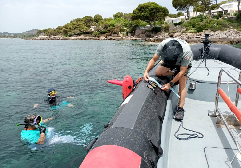 Cazan a un alemán haciendo pesca submarina en la zona de reserva integral de Llevant