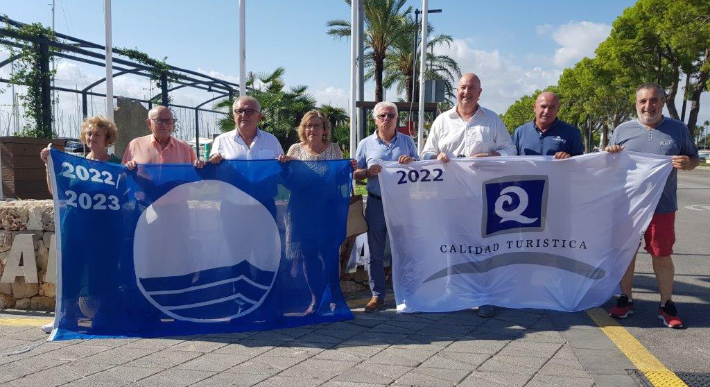 Alcudiamar cumple 26 años de bandera azul