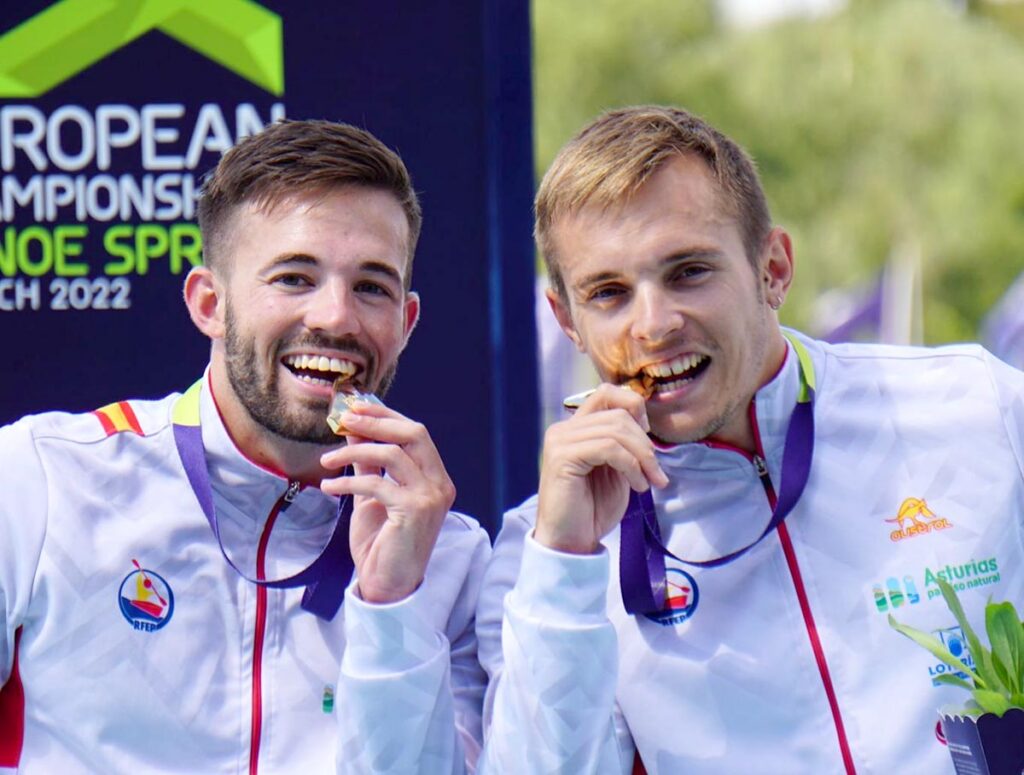 Los canoístas de Pollença se llevan tres medallas en el europeo de Múnich