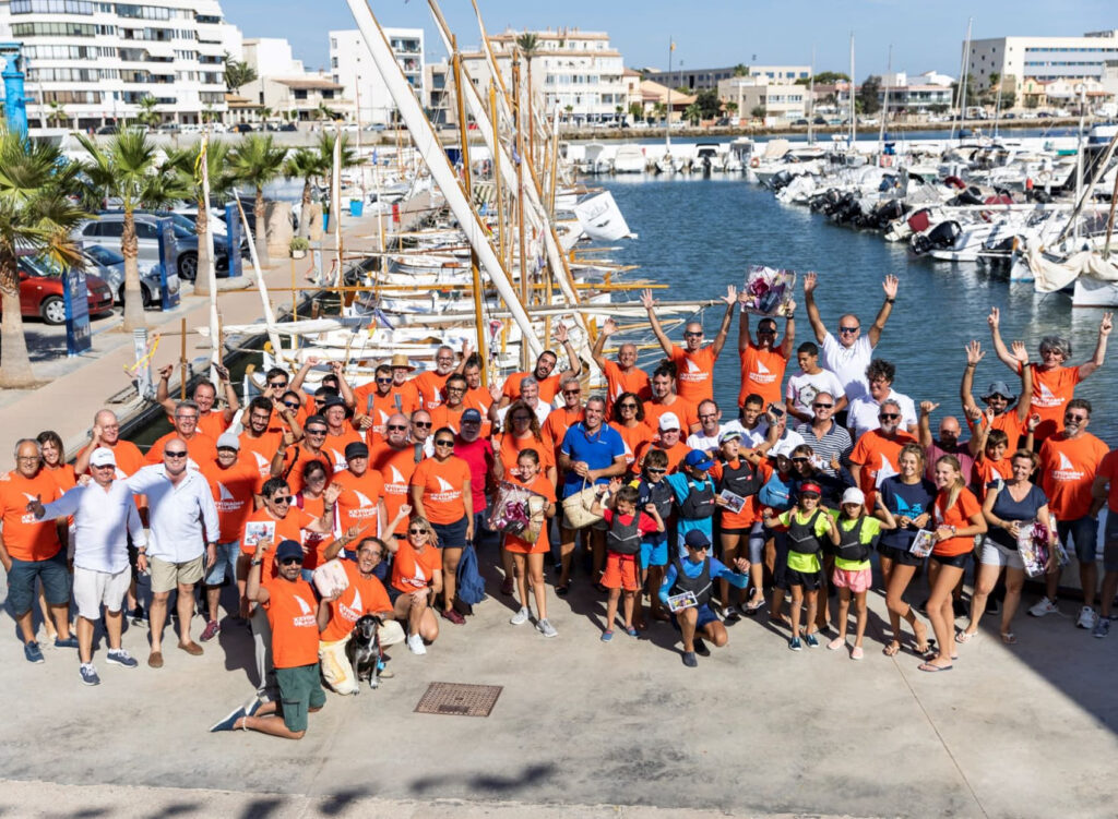 La regata costera dicta los ganadores de la Diada de Vela Llatina de Cala Gamba