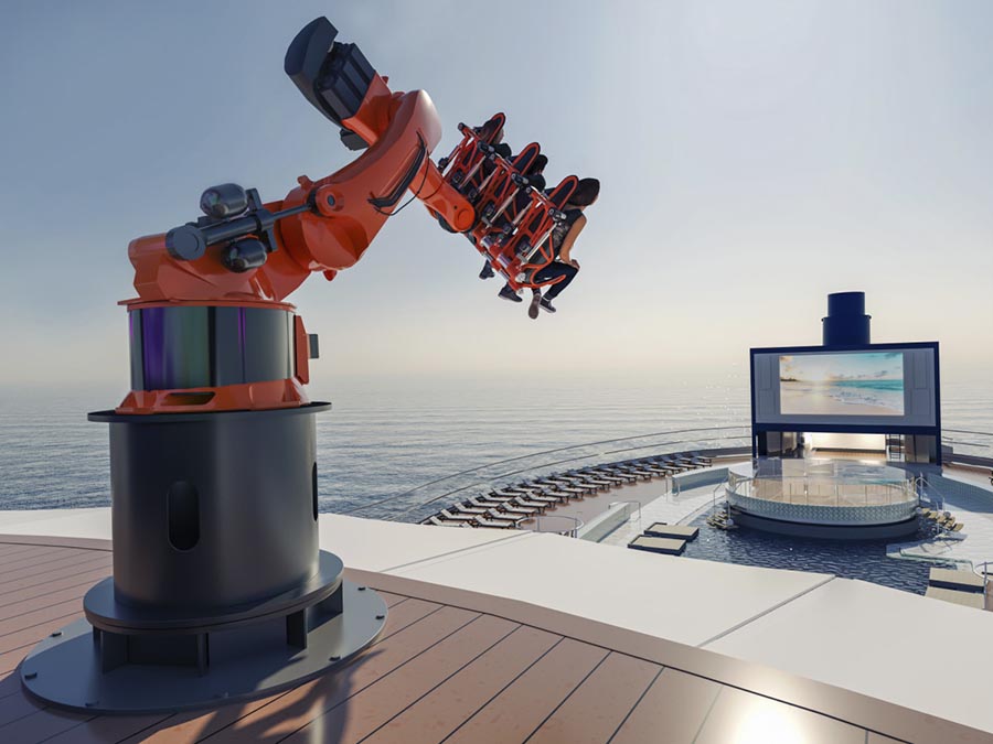 La realidad virtual y los robots se suben a los cruceros
